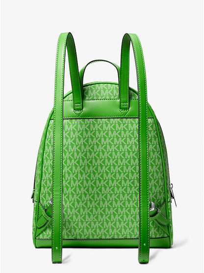 Rhea Medium Signature Logo Backpack Jungle