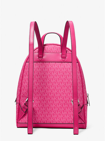 Rhea Medium Signature Logo Backpack Dragonfruit