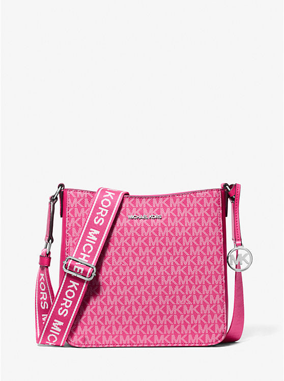 Jet Set Signature Logo Messenger Bag Dragonfruit