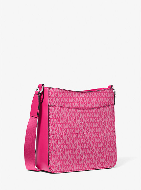 Jet Set Signature Logo Messenger Bag Dragonfruit