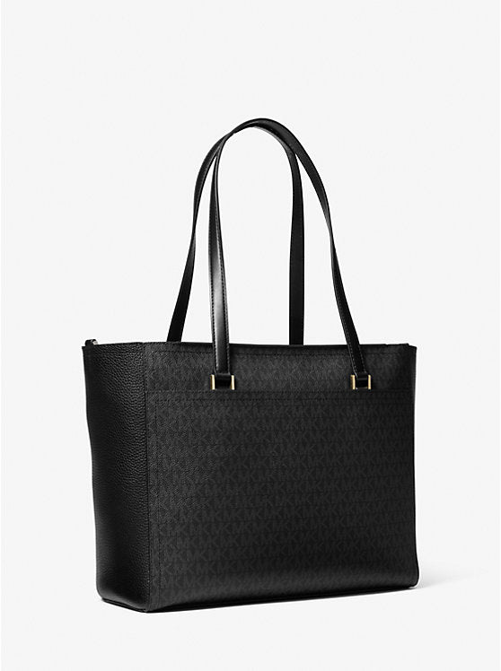 Maisie Large Logo 3-in-1 Tote Bag Black