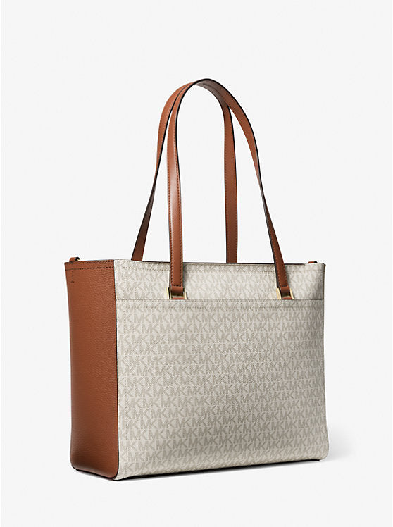 Maisie Large Logo 3-in-1 Tote Bag Vanilla