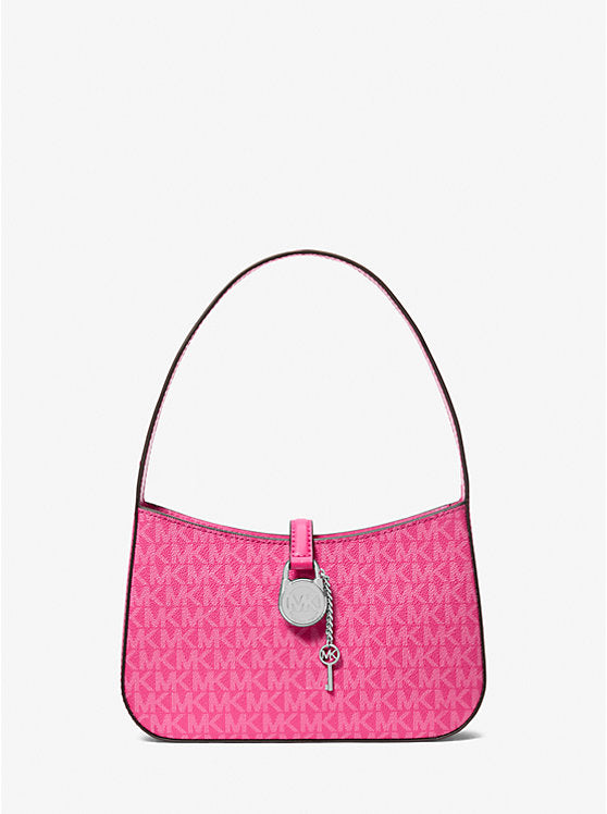 Lyra Small Signature Logo Pochette Dragonfruit