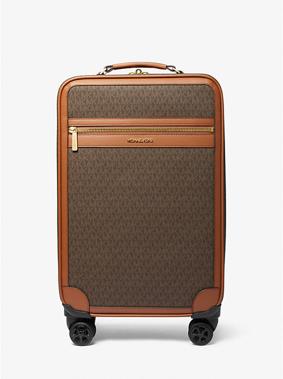 Small Signature Logo Suitcase Brown