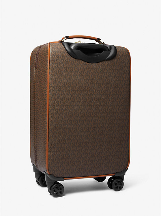 Small Signature Logo Suitcase Brown