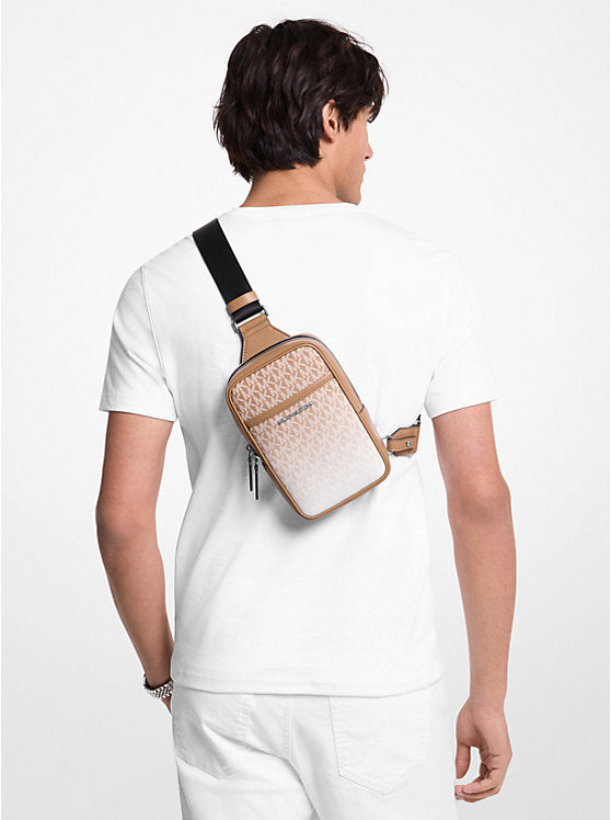 Cooper Medium Ombre Logo Sling Pack Husk