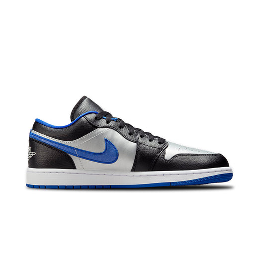 Air Jordan 1  Low Black Game Royal Metallic Platinum Sale