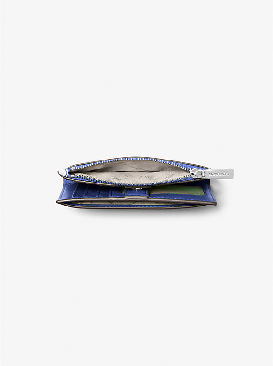 Jet Set Charm Striped Card Case Cobalt Multi