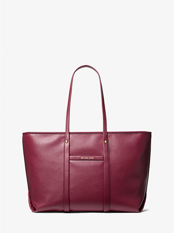 Beck Large Pebbled Leather Tote Bag Mulberry