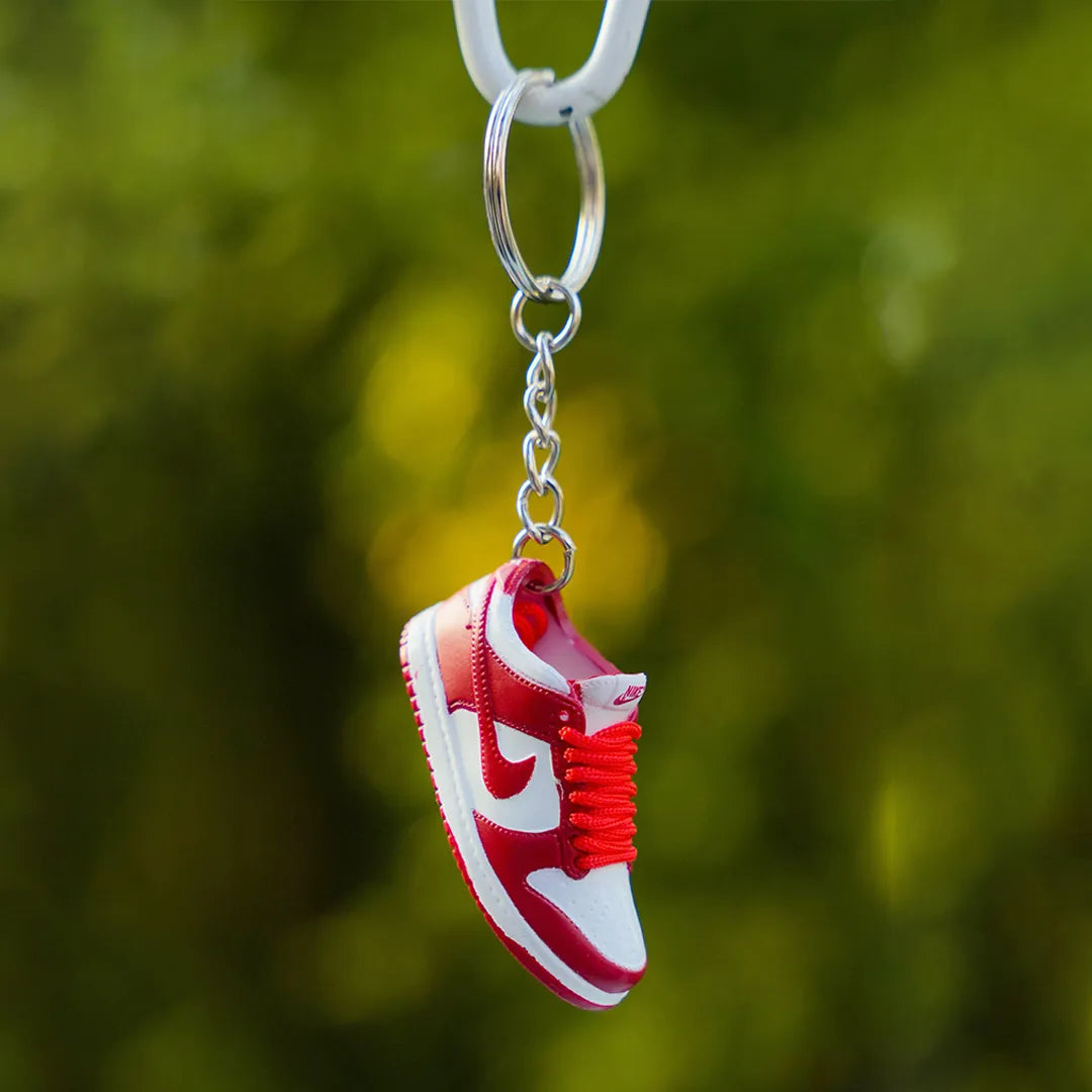 3D Sneaker keychain Dunk Low Red – Kicks Machine