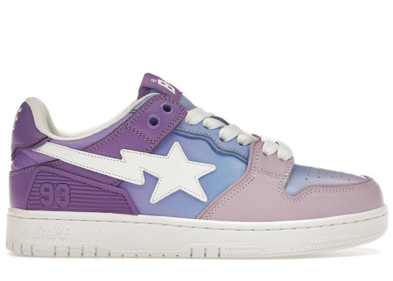 A Bathing Ape Bape Sk8 Sta Purple Gradient