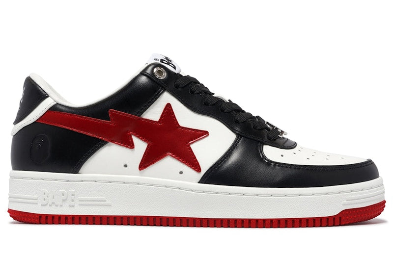 A Bathing Ape Bape Sta #3 M2 White Black Red