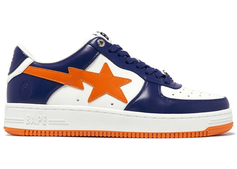 A Bathing Ape Bape Sta #3 M2 White Blue Orange