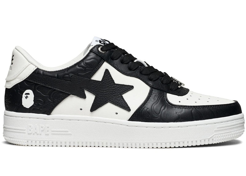 A Bathing Ape Bape Sta #4 Linecamo White Black