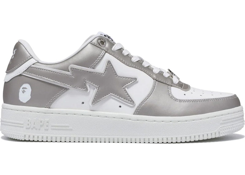 A Bathing Ape Bape Sta #4 Silver