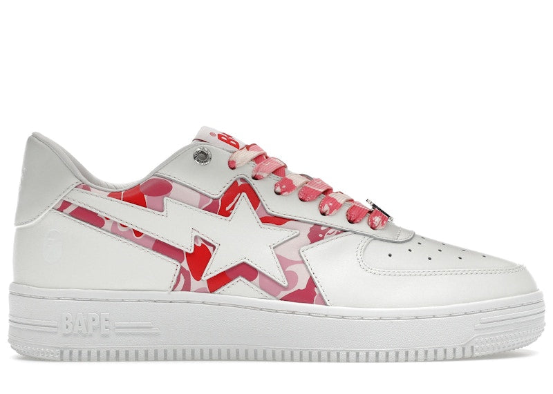 A Bathing Ape Bape Sta Icon Abc Camo Pink