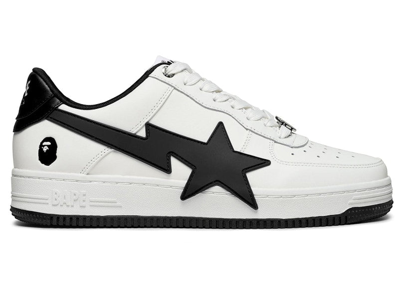 A Bathing Ape Bape Sta Os #2 White Black