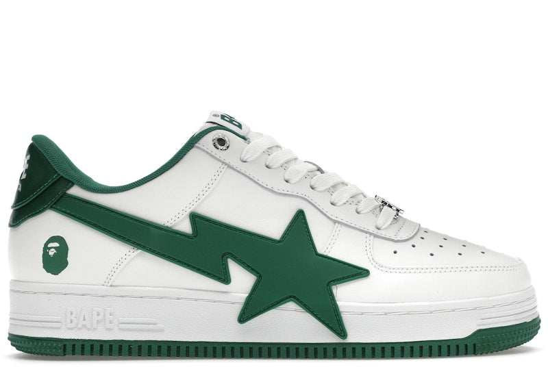 A Bathing Ape Bape Sta Os #2 White Green