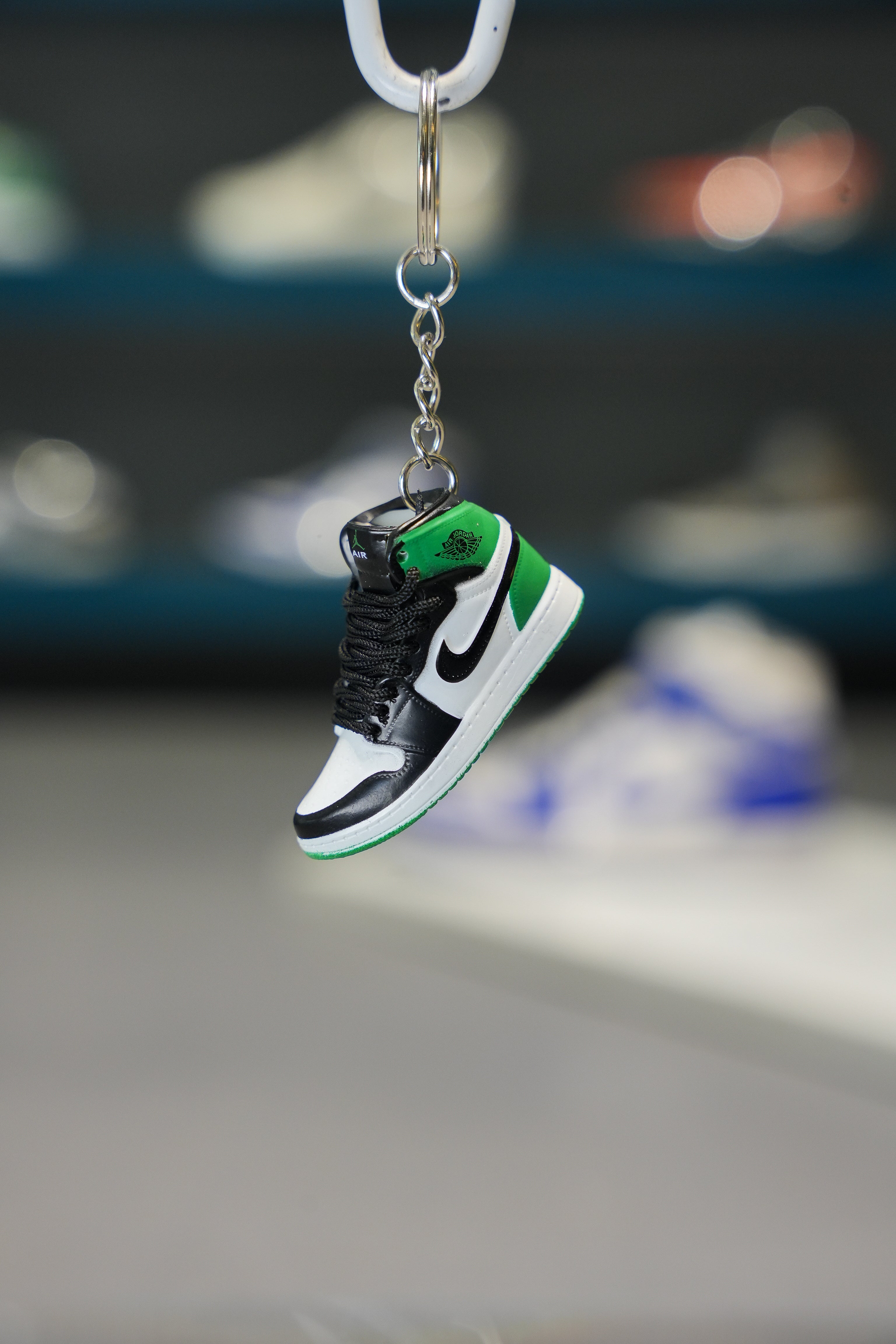 3D Sneaker Keychain AJ1 High Lucky Green