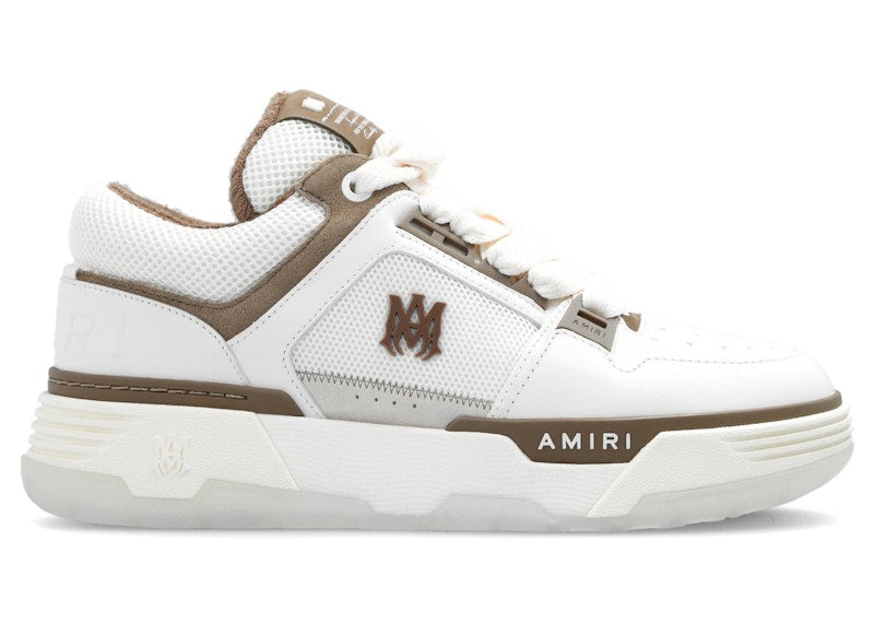 Amiri Ma-1 White Chamoisee Brown