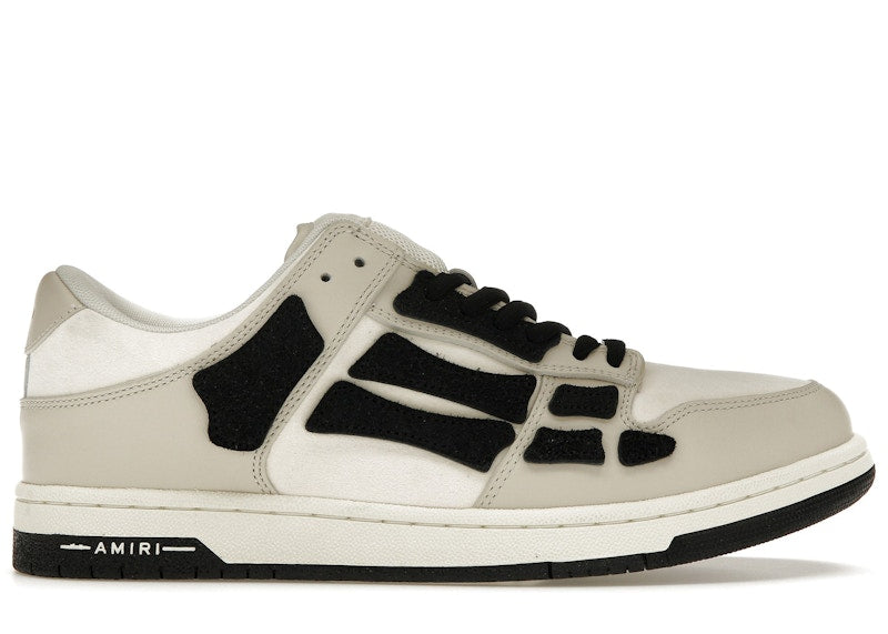 Amiri Skel Low Top Beige Black