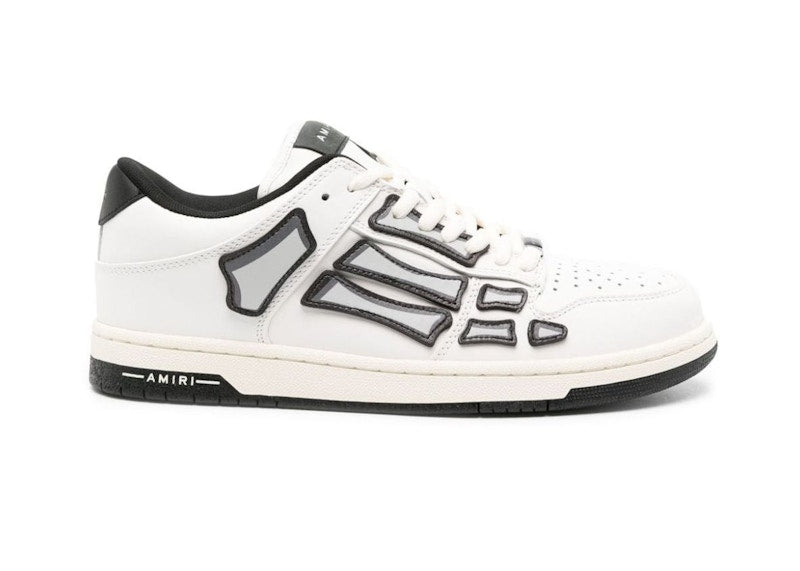 Amiri Skel Low Top White Black