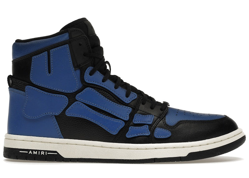 Amiri Skel Panelled High Top Blue Black