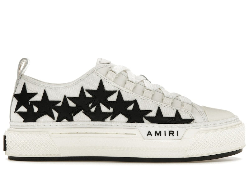 Amiri Stars Court Low White Black