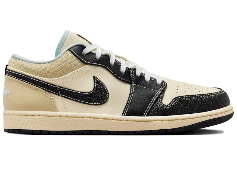 Air Jordan 1 Low Se Coconut Milk Black Muslin