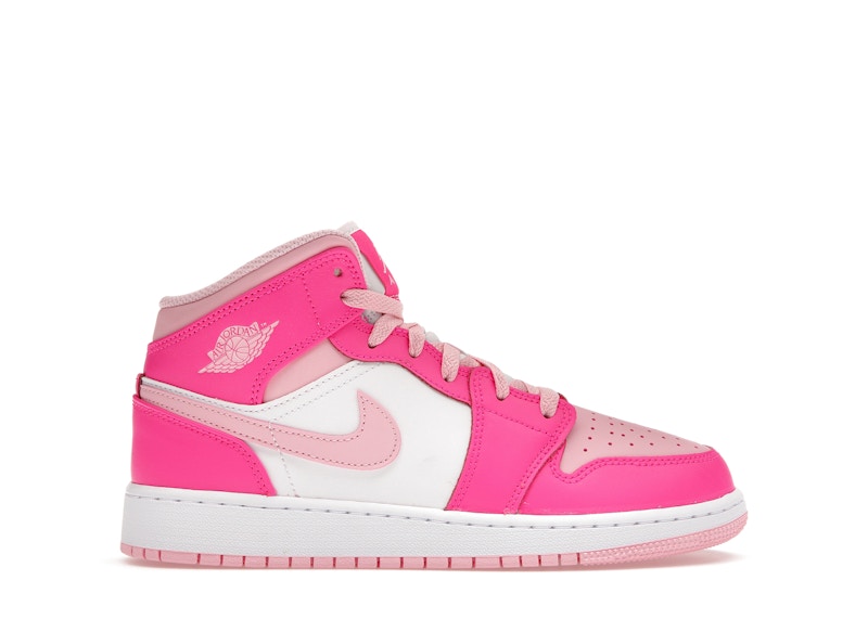 Jordan 1 Mid Fierce Pink (Gs)