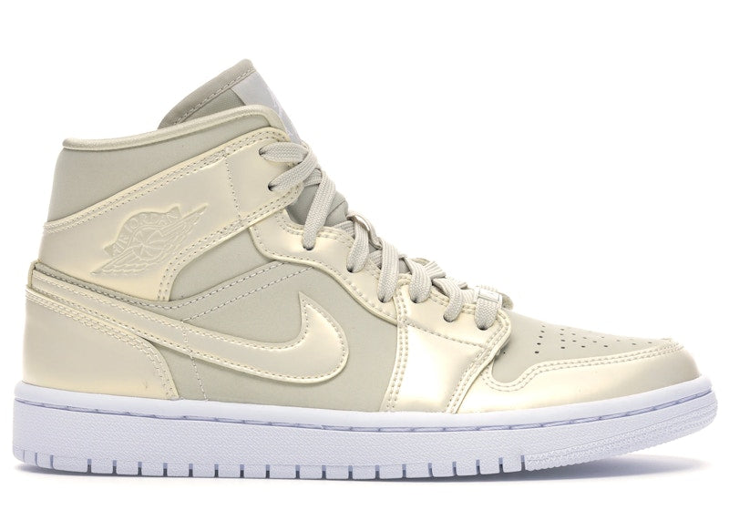 Jordan 1 Mid Goose Feather Yellow (Women'S)