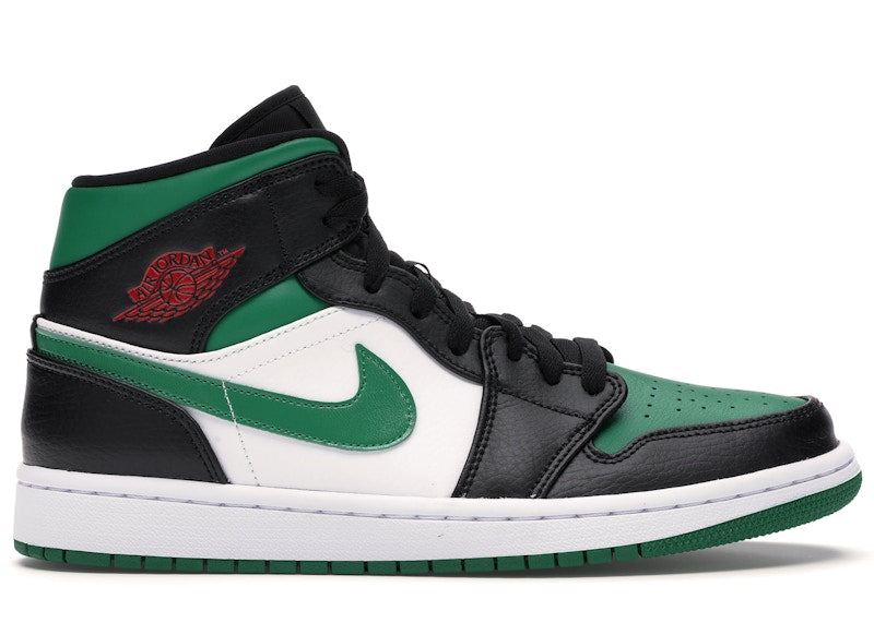 Jordan 1 Mid Green Toe