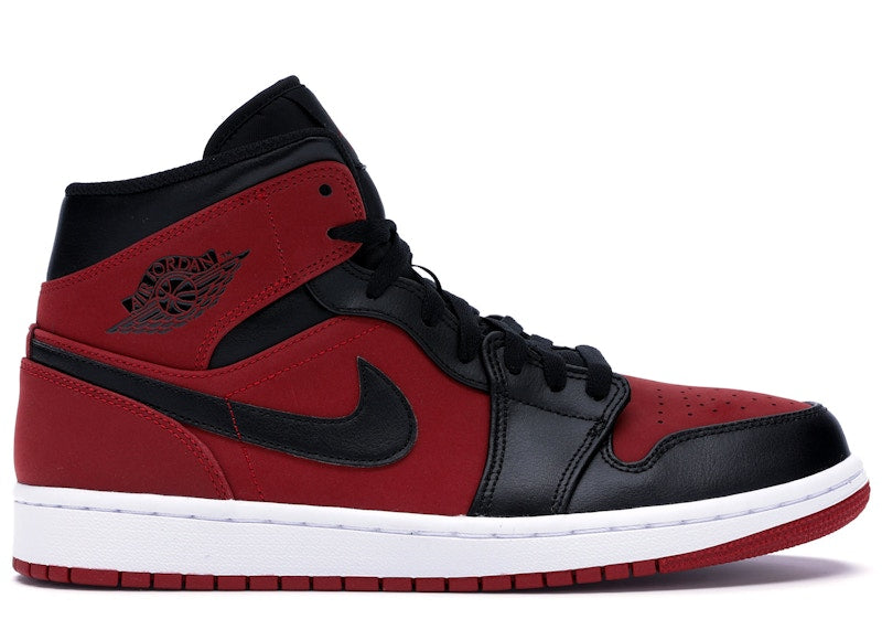 Jordan 1 Mid Gym Red Black