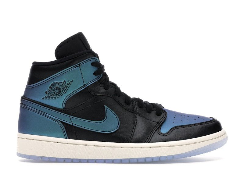 Jordan 1 Mid Iridescent Black (Women'S)