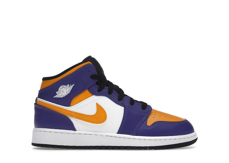 Jordan 1 Mid Lakers (2022) (Gs)