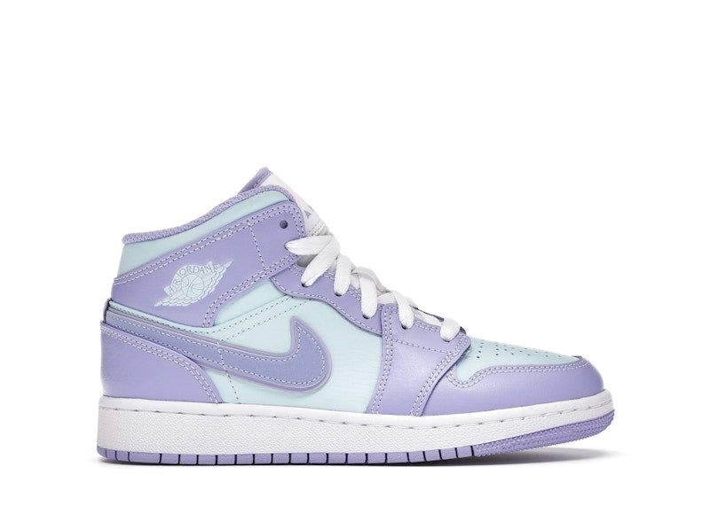 Jordan 1 Mid Purple Aqua (Gs)