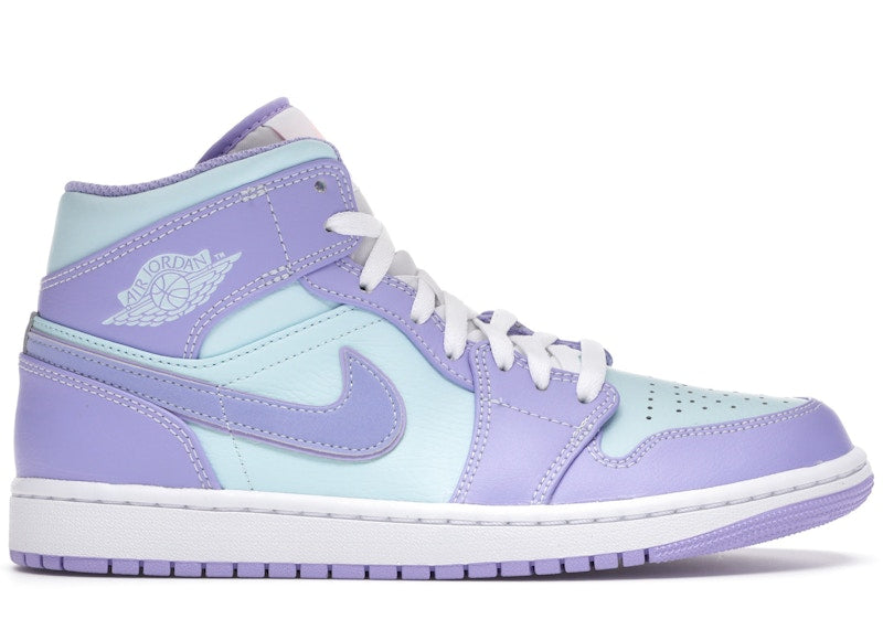 Jordan 1 Mid Purple Aqua