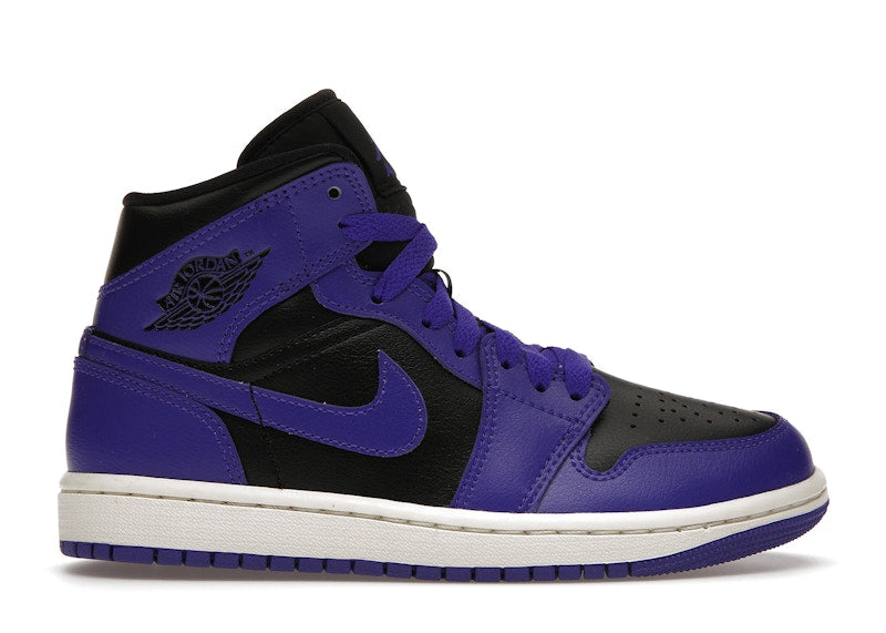 Jordan 1 Mid Purple Black (Women'S)