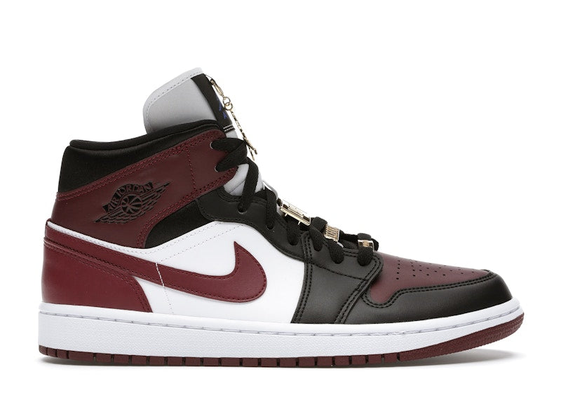 Jordan 1 Mid Se Black Dark Beetroot (Women'S)