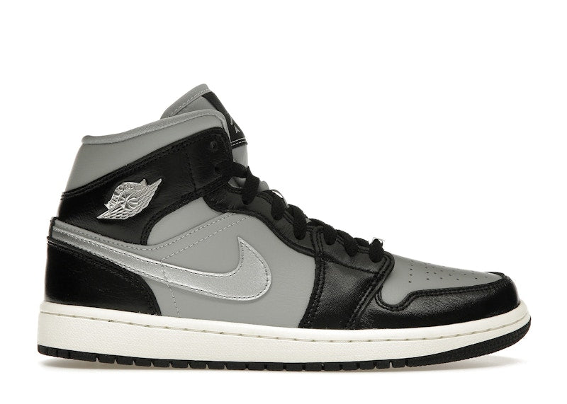 Jordan 1 Mid Se Black Metallic Silver (Women'S)