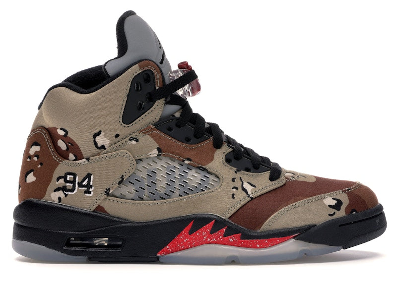 Jordan 5 Retro Supreme Desert Camo