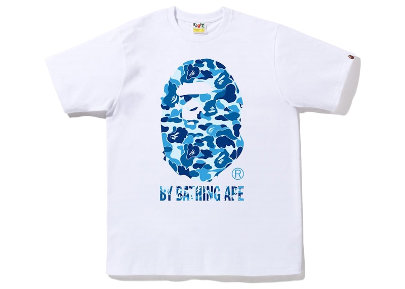 Bape Abc Camo By Bathing Ape Tee White/Blue