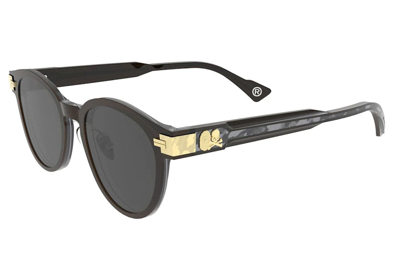 Bape Bmj002 Sunglasses Gray/Gold