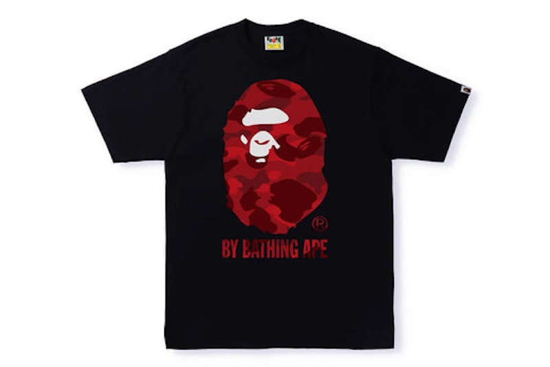 Bape Color Camo By Bathing Ape Tee (Ss22) Black Red