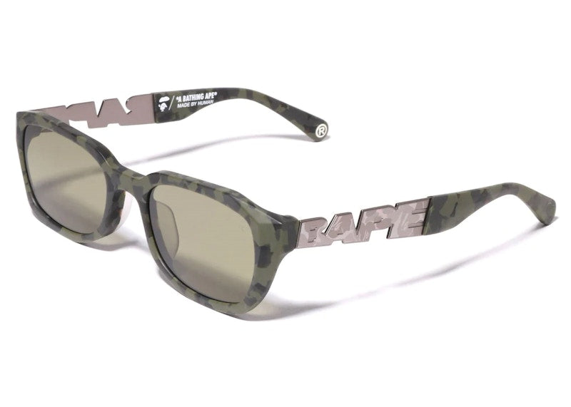 Bape Frame 19 Sunglasses Olivedrab