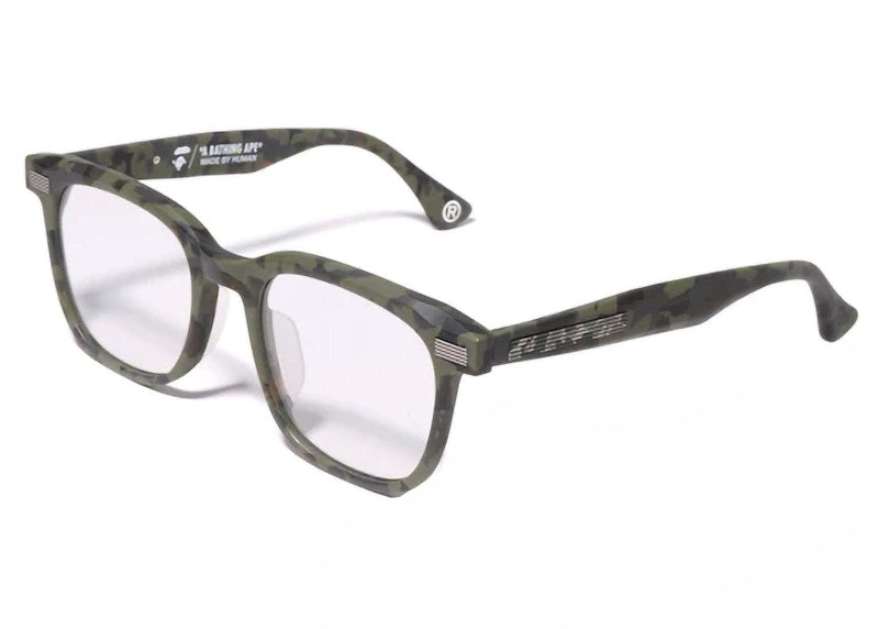 Bape Optical Flame 2 Glasses Olivedrab