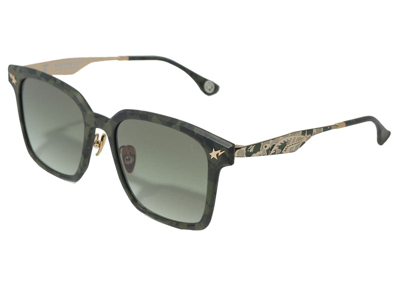 Bape Shark 1 Sunglasses Olivedrab