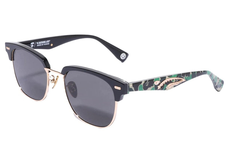 Bape Shark #7 Sunglasses Green/Gold