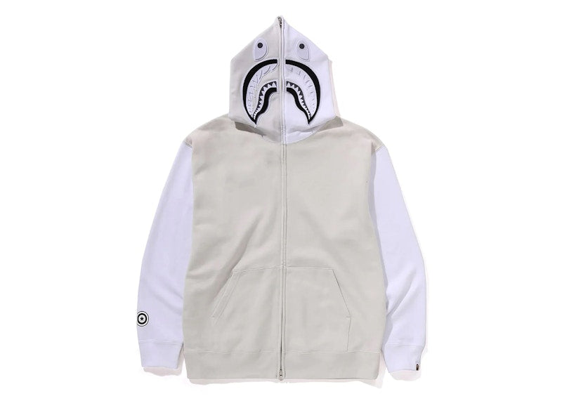 Bape Shark Full Zip I Hoodie Gray