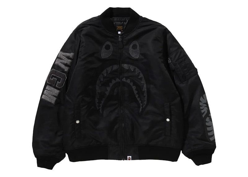 Bape Shark Ma-1 Jacket (Fw24) Black